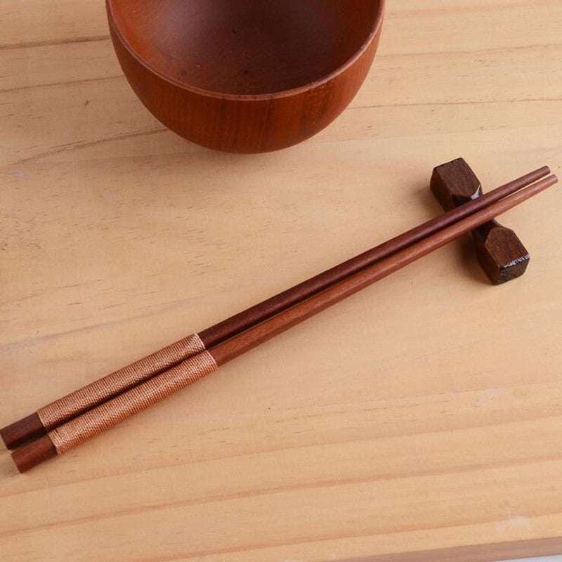 WoodChop™ Premium Wooden Chopsticks set Korean Household 10 Pieces (5 pairs)