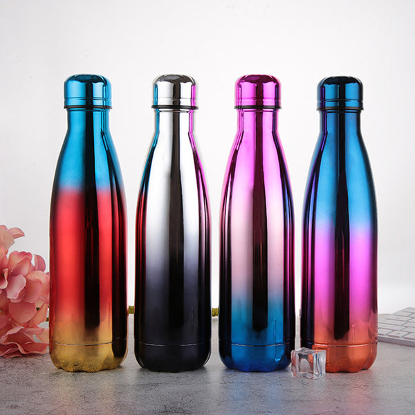 Rainbow Acorn Water Bottle