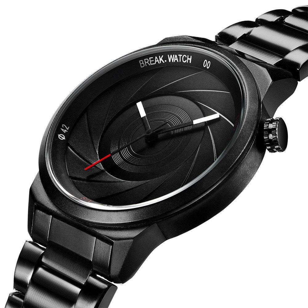 ClickZoom™ Quartz Stainless Steel Watch