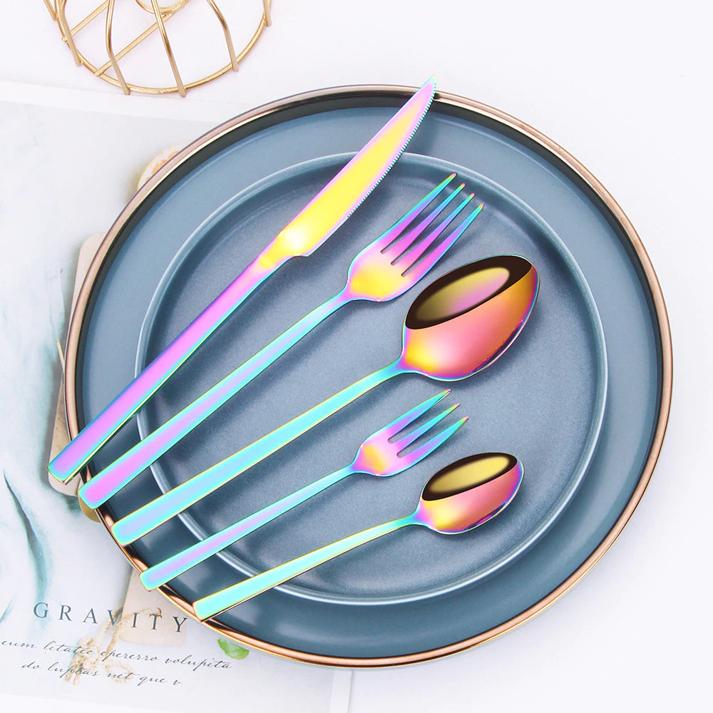 RoyalRainbow™ - Premium Stainless Steel Rainbow Silverware