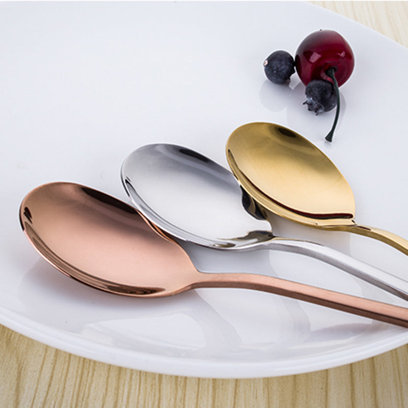 RoseTea™ - Premium Stainless Steel Rose Gold Iced Tea Spoons Set