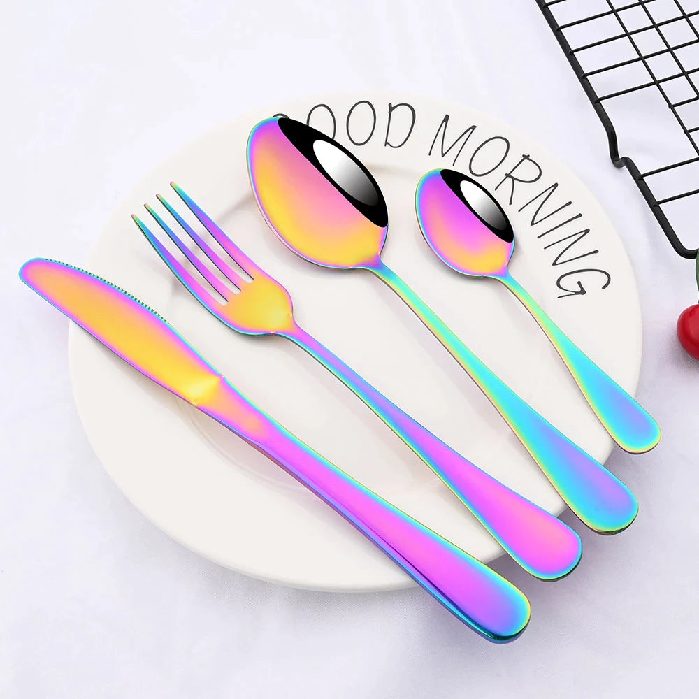 RoyalRainbow™ - Premium Stainless Steel Rainbow Silverware