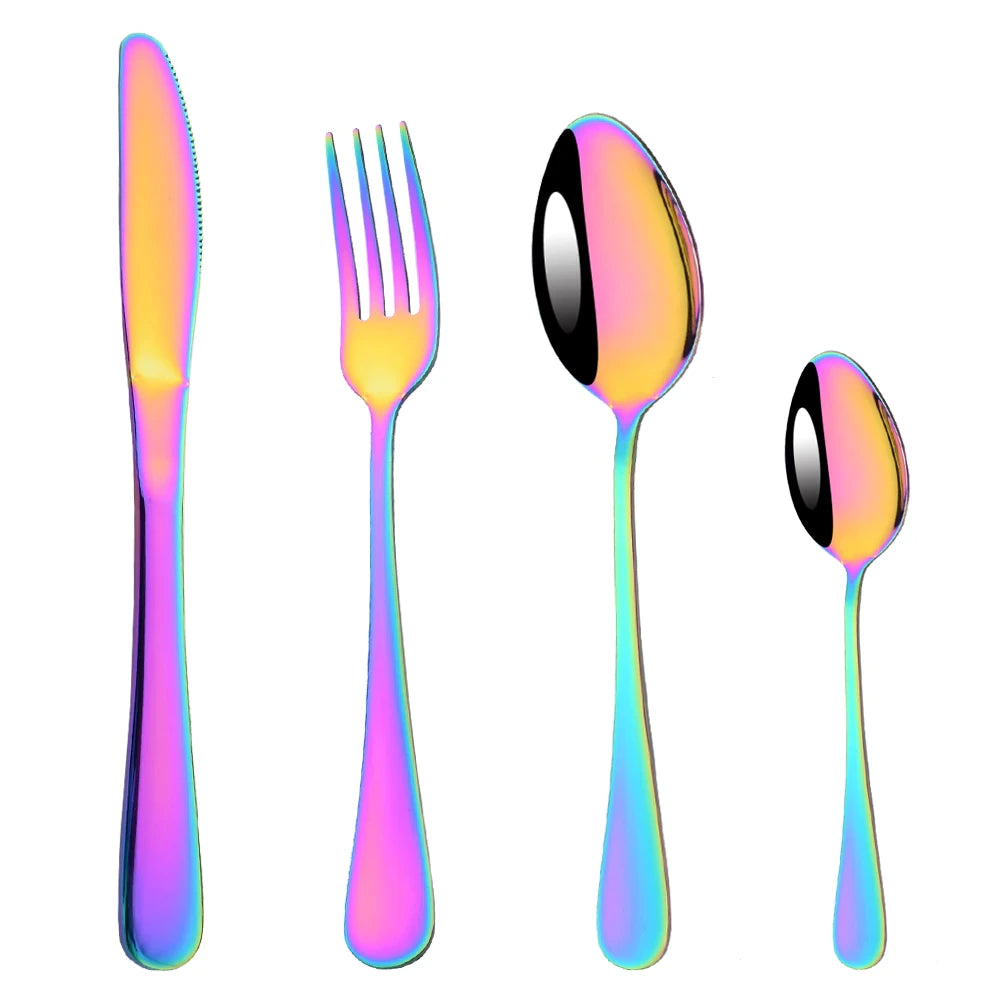 RoyalRainbow™ - Premium Stainless Steel Rainbow Silverware