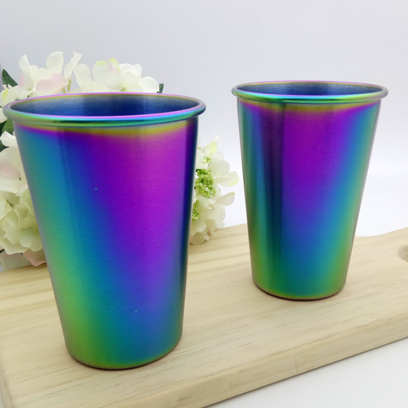 CupRainbow™ - Premium Rainbow Iridescent Stainless Steel Party Cup and Beer Mug