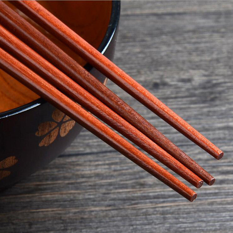 WoodChop™ Wooden Chopsticks set Korean Household 10 Pieces – SucreEtCoton