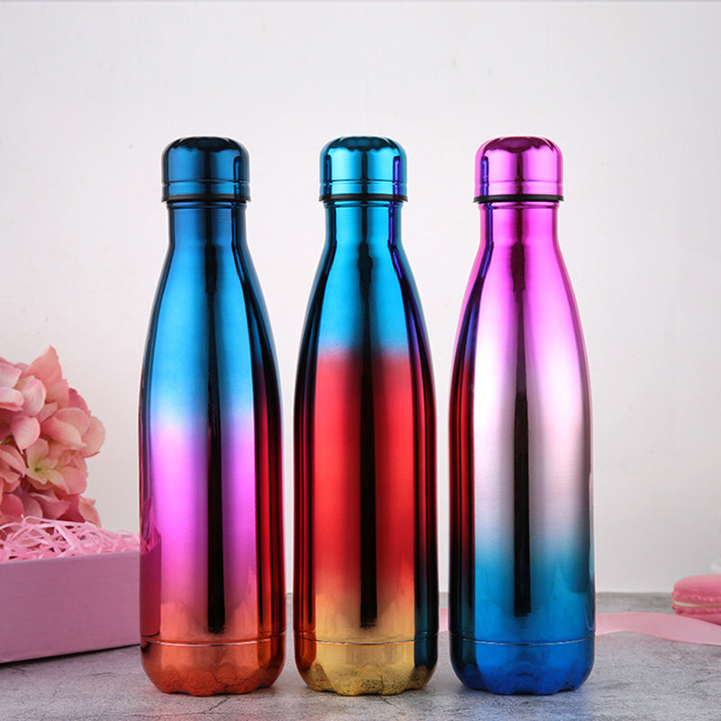 SugarBottle™ - Stainless Steel Rainbow Water Bottle – SucreEtCoton