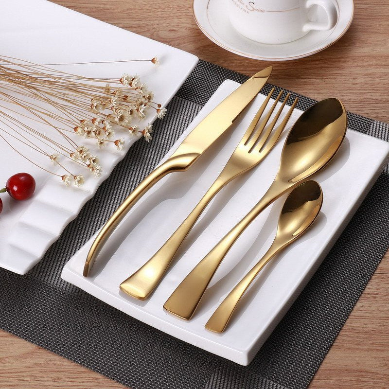 JetGold™ - Premium Stainless Steel Gold Flatware Set