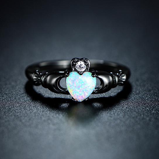 OpalRainbow™ - Premium Opal Rainbow Heart Ring